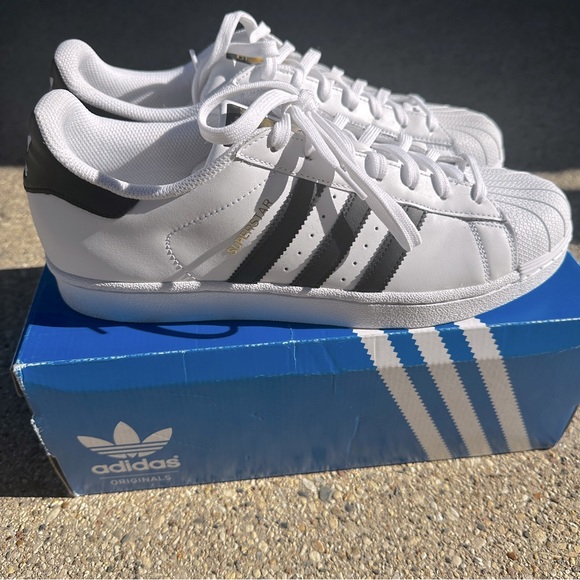 adidas Other - SOLD!!! Adidas Superstar Sneakers - White - Size 11